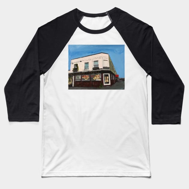 Hull, Disused Pub Baseball T-Shirt by golan22may